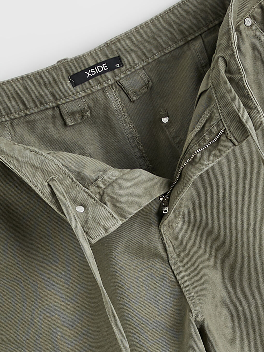 Haki Rahat Kalıp Erkek Pantolon-1