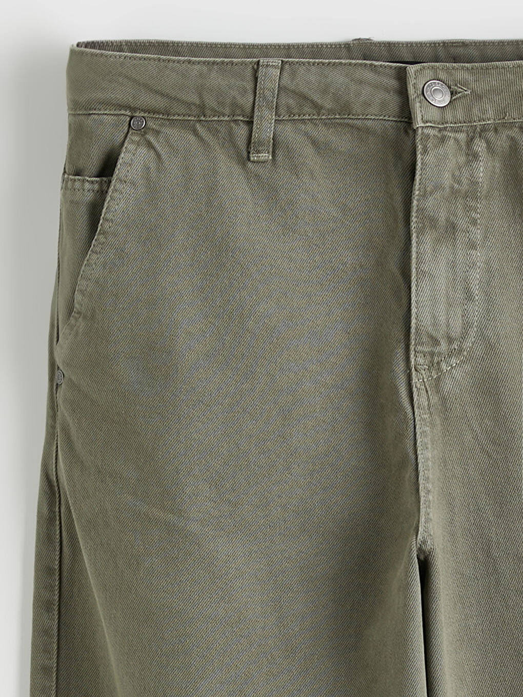 Haki Rahat Kalıp Erkek Pantolon-3