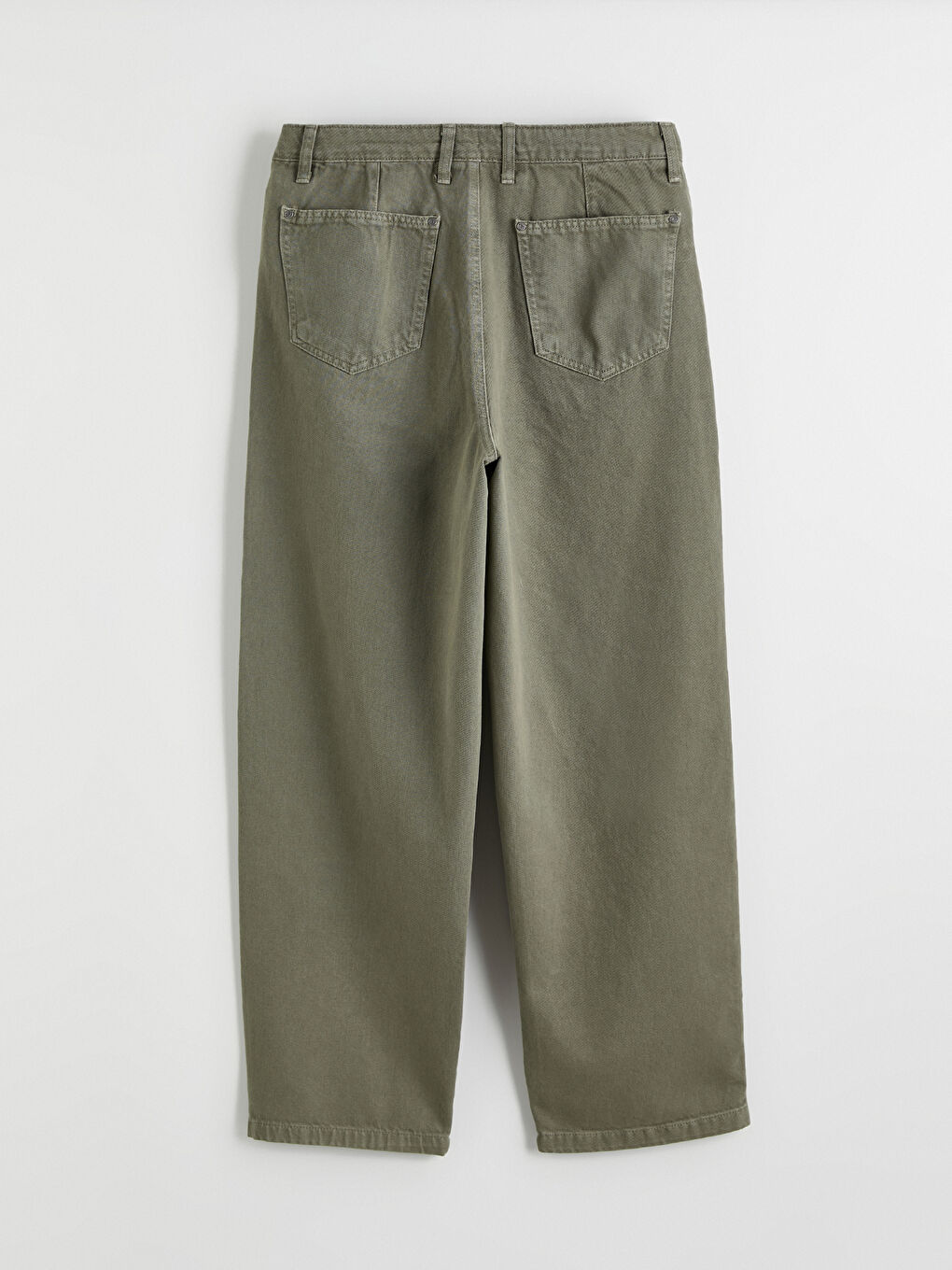 Haki Rahat Kalıp Erkek Pantolon-4