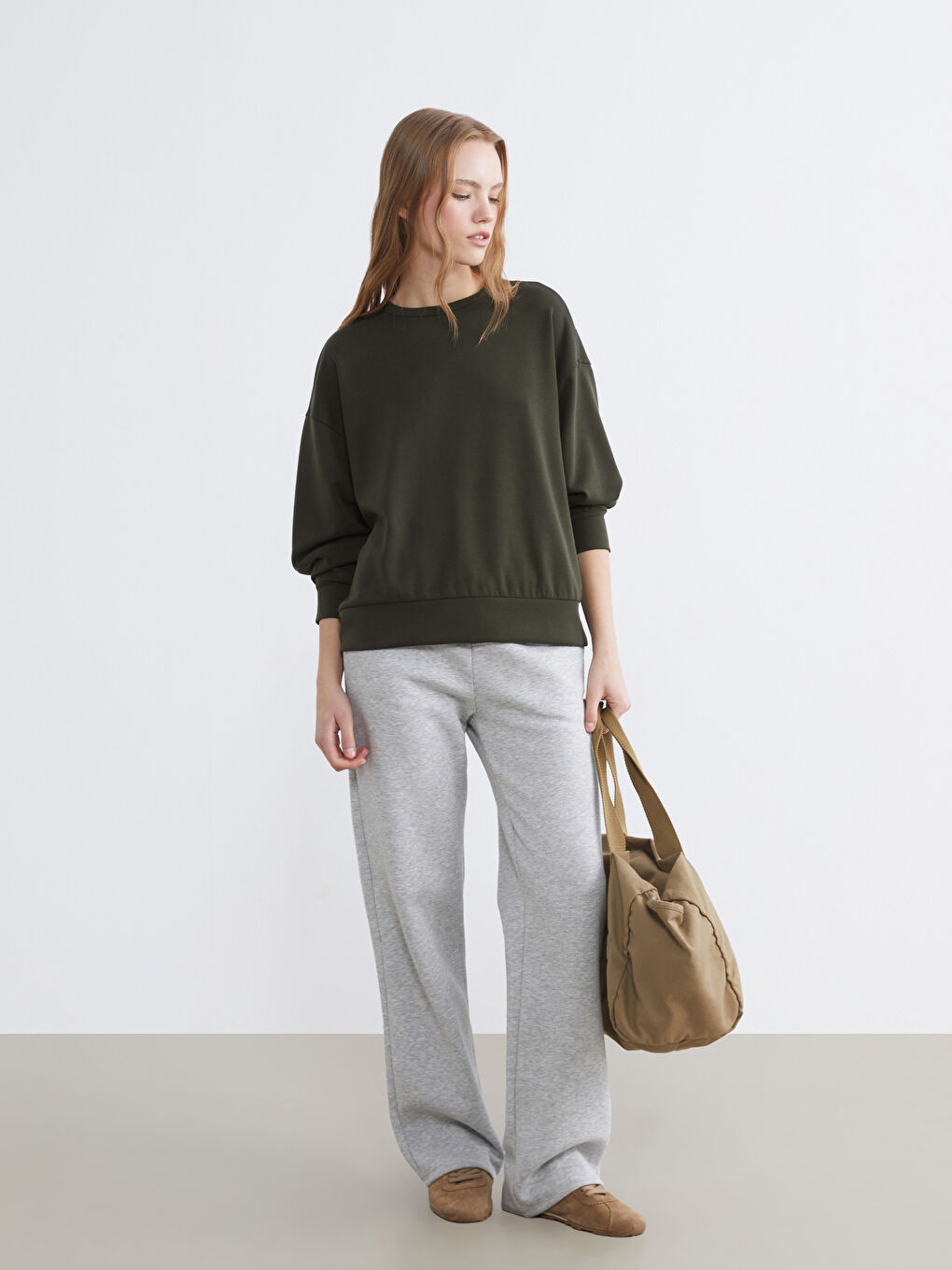 Soft Touch Oversized Women's Sweatshirt-1