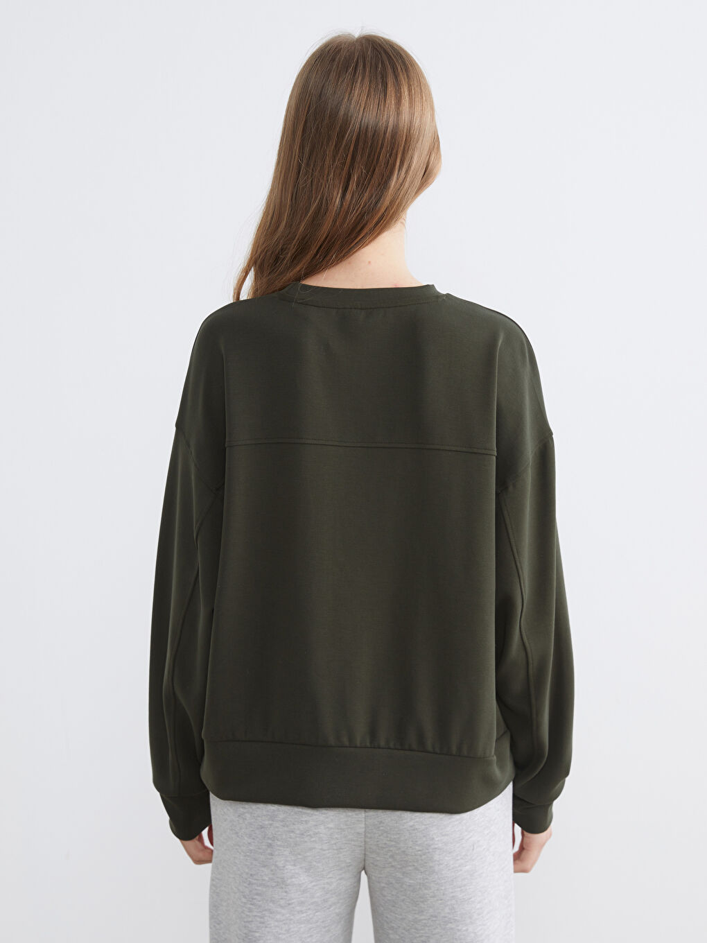 Soft Touch Oversized Women's Sweatshirt-3