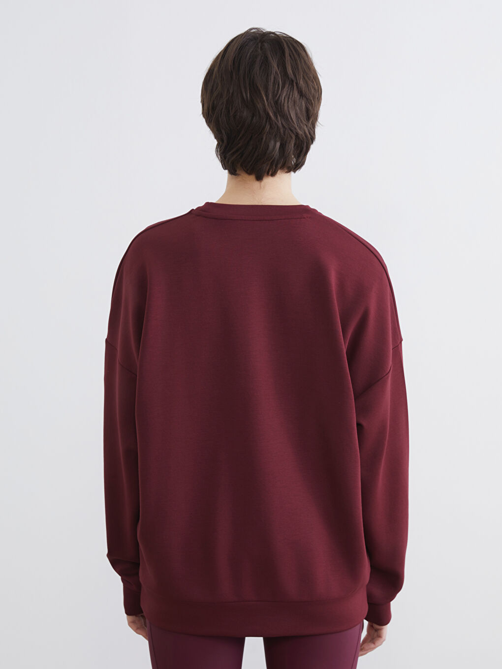 Mürdüm Soft Touch Oversize Kadın Sweatshirt-3