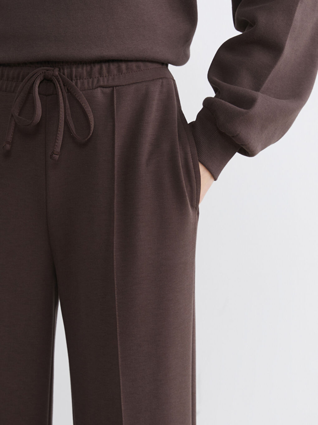 Soft Touch Women's Sweatpants with Elastic Waistband-2