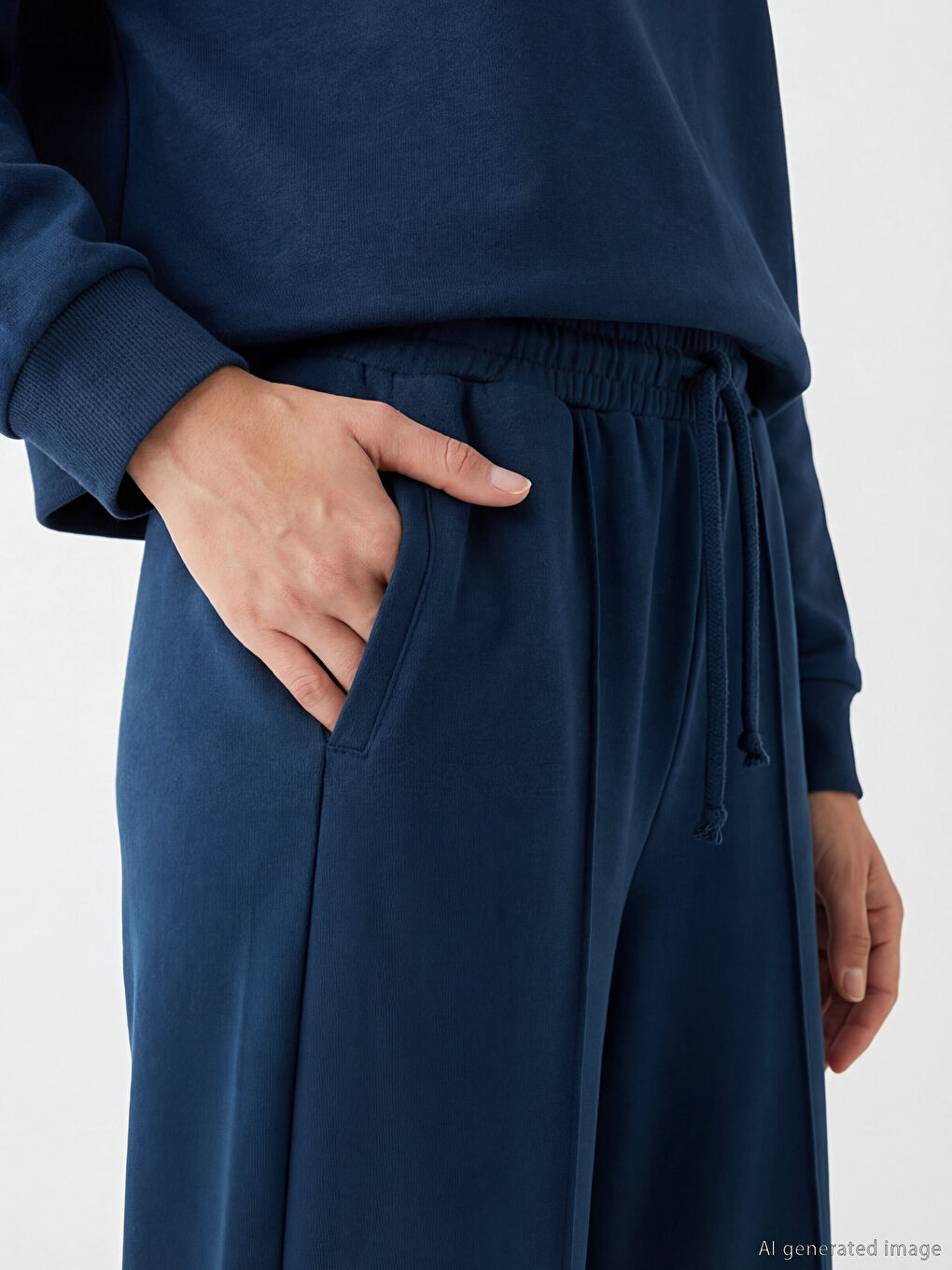 Soft Touch Women's Sweatpants with Elastic Waistband-2