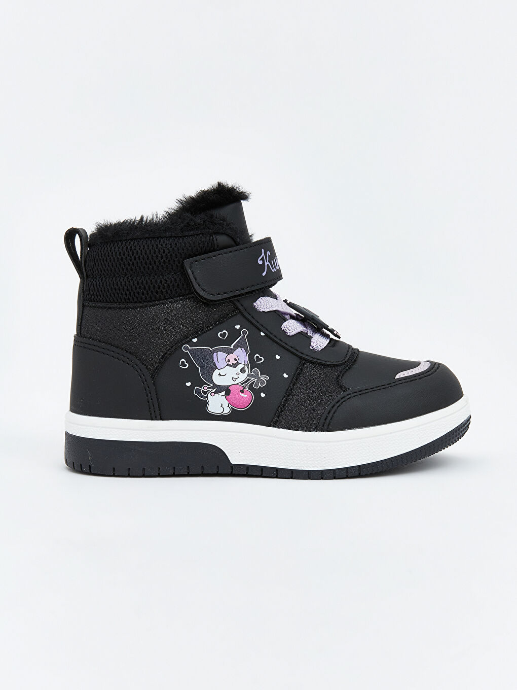 Siyah Kuromi Baskılı Kız Bebek Bot-1