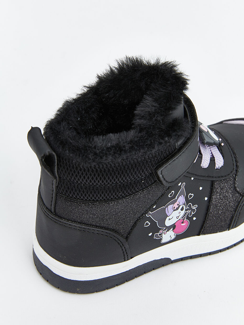 Siyah Kuromi Baskılı Kız Bebek Bot-4