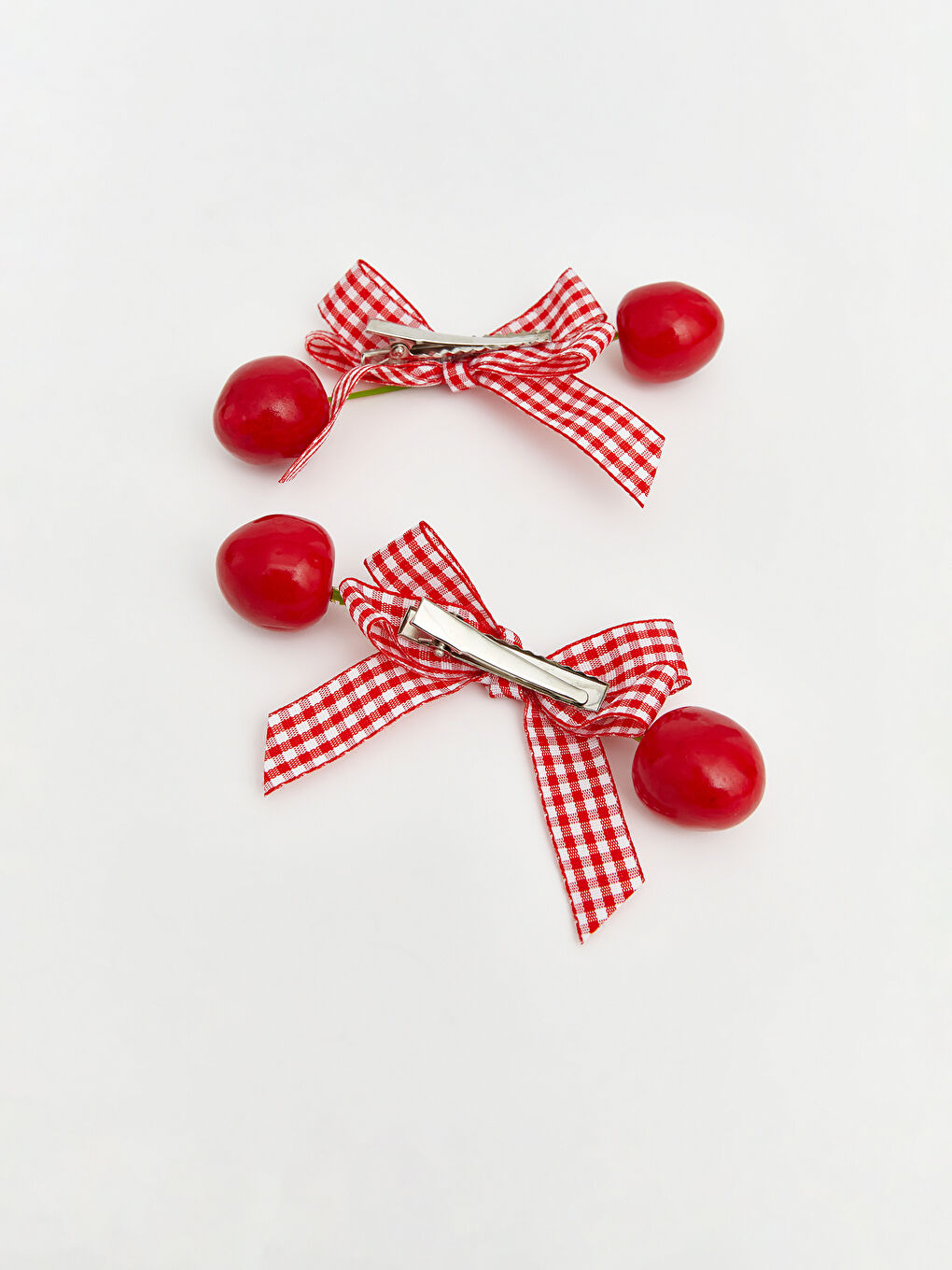 Karışık Kirazlı Kadın Mandal Toka Seti 2'li-1