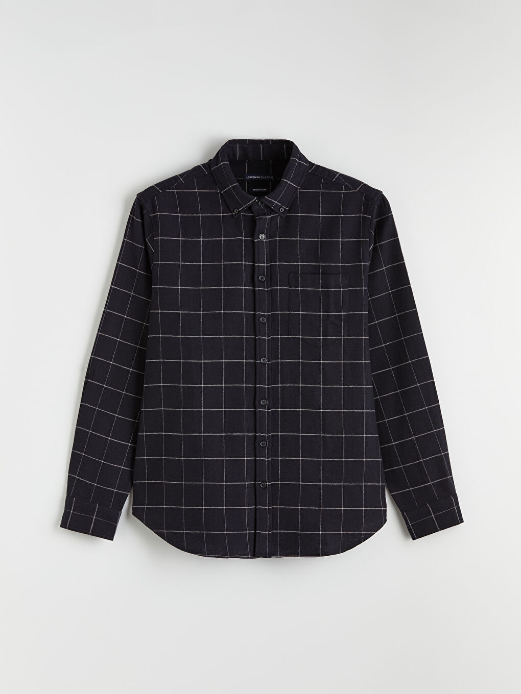 Men's Regular Fit Linen Blend Shirt-4