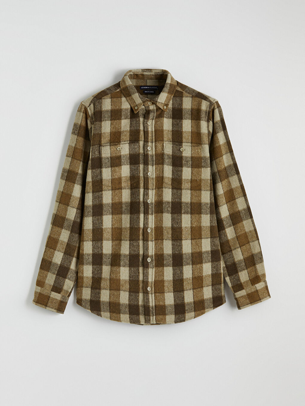 Cămașă Regular Fit cu Mânecă Lungă, Model Carouri, Bărbați-4