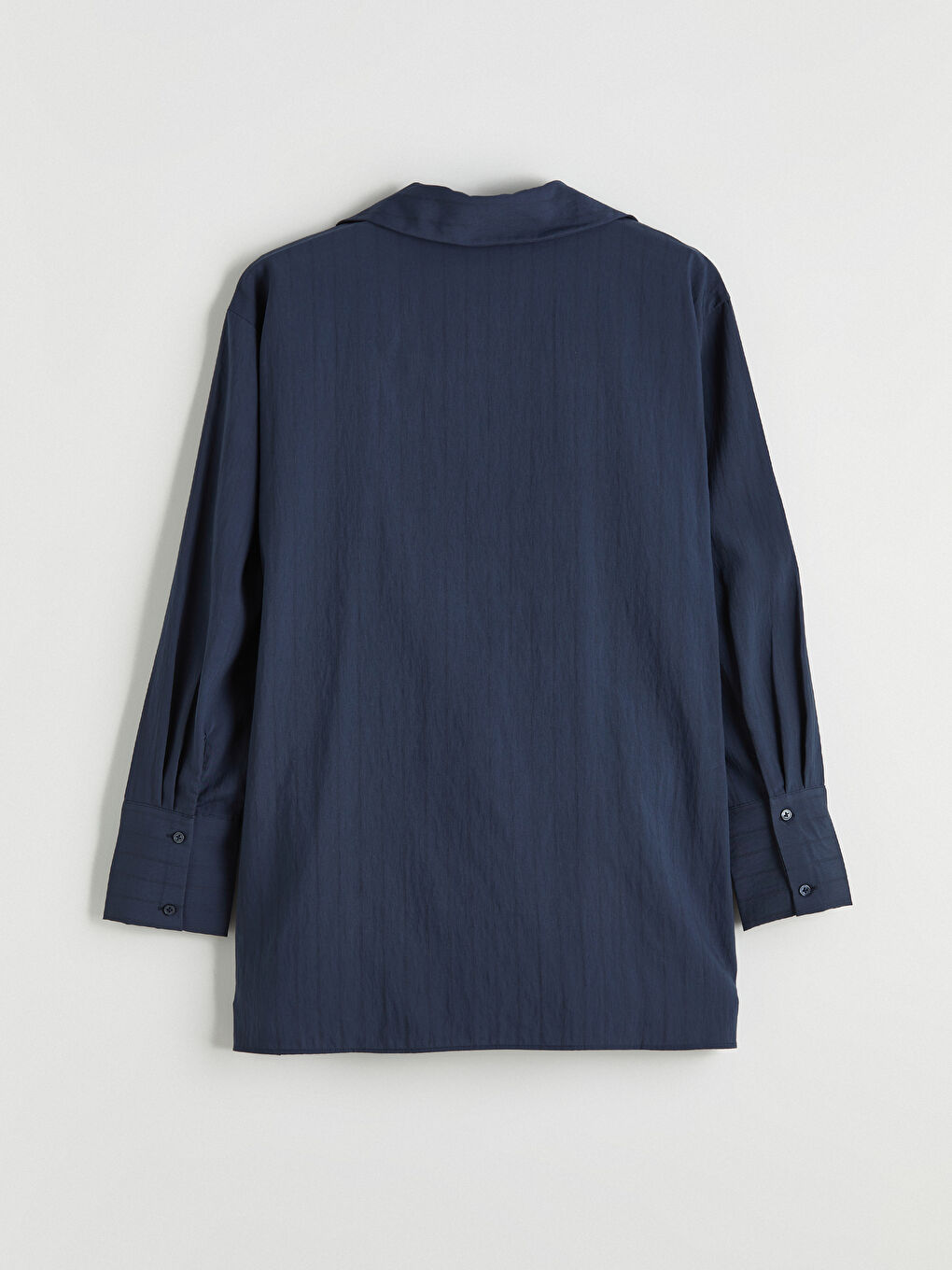 Lacivert Kruvaze Yaka Modal Karışımlı Kadın Kimono-2