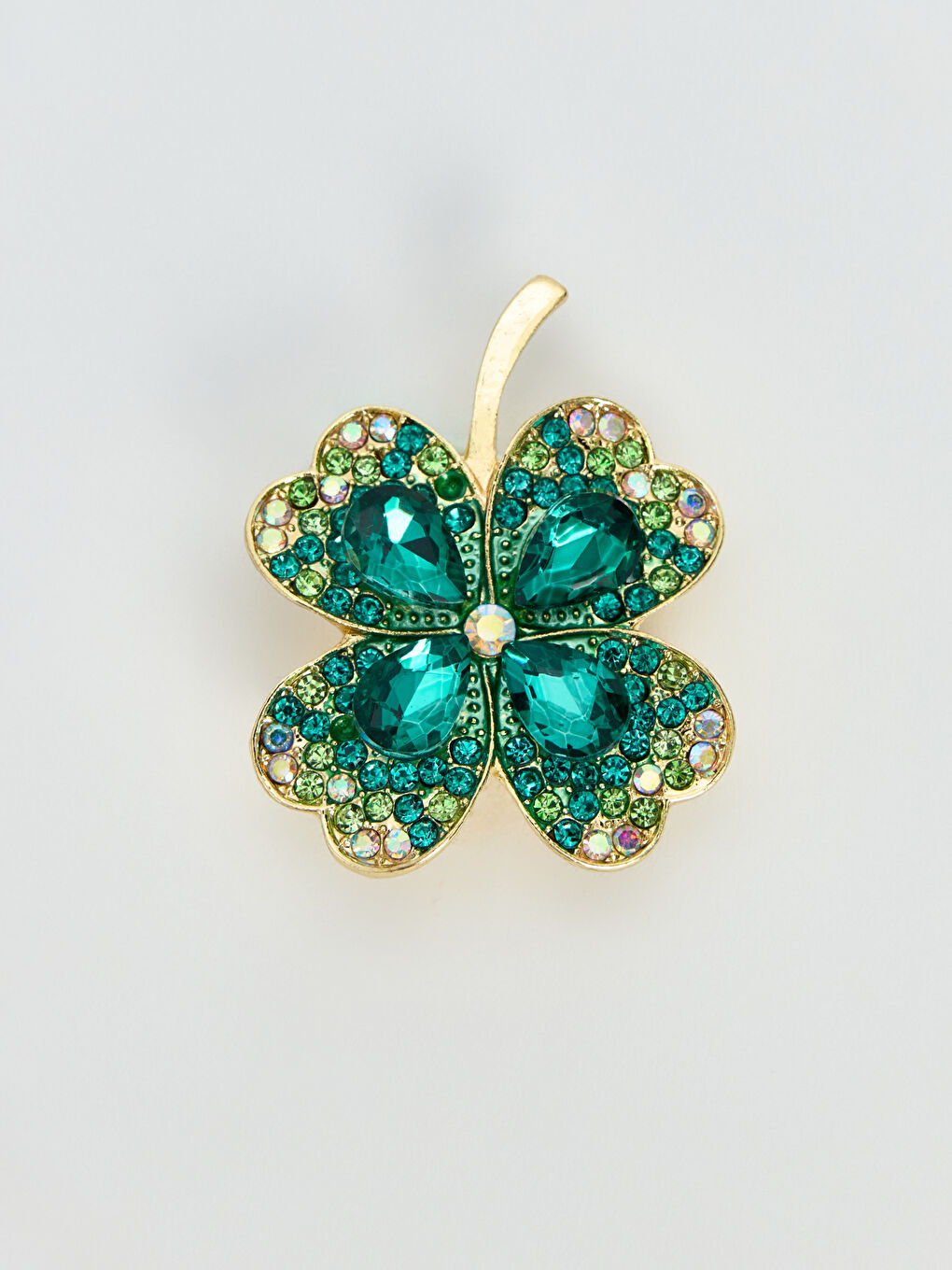 Karışık Yonca Figürlü Rozet