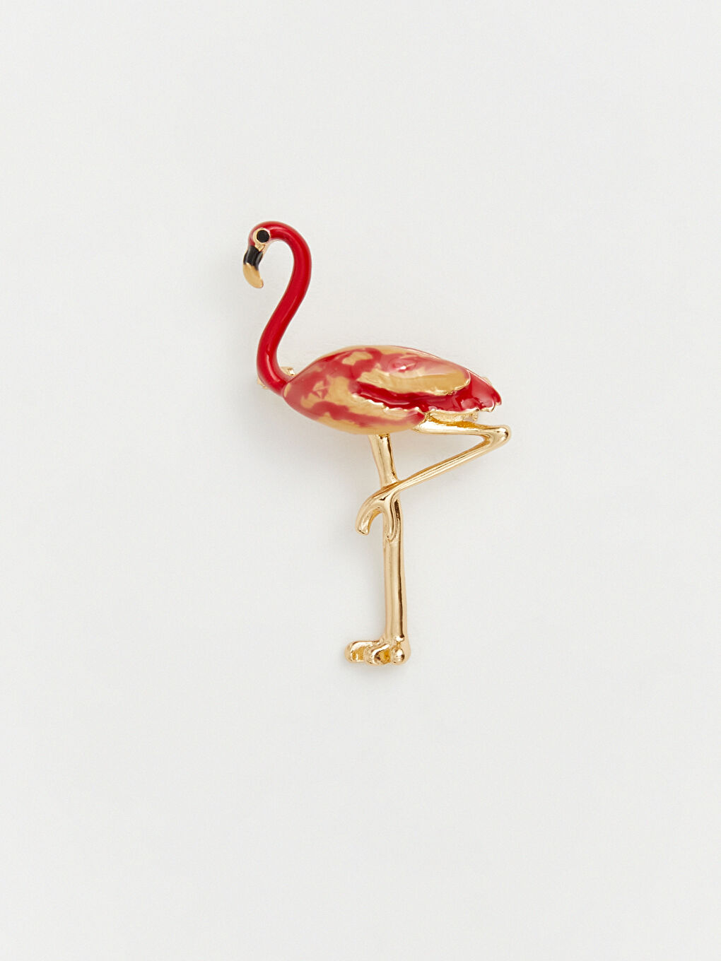 Flamingo Figured Woman Brooch
