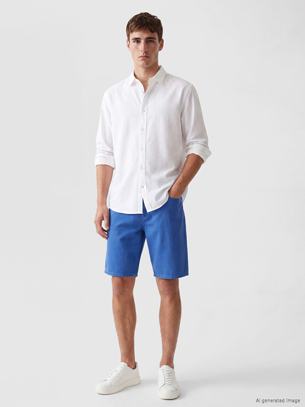 Regular Fit Men's Jean Shorts