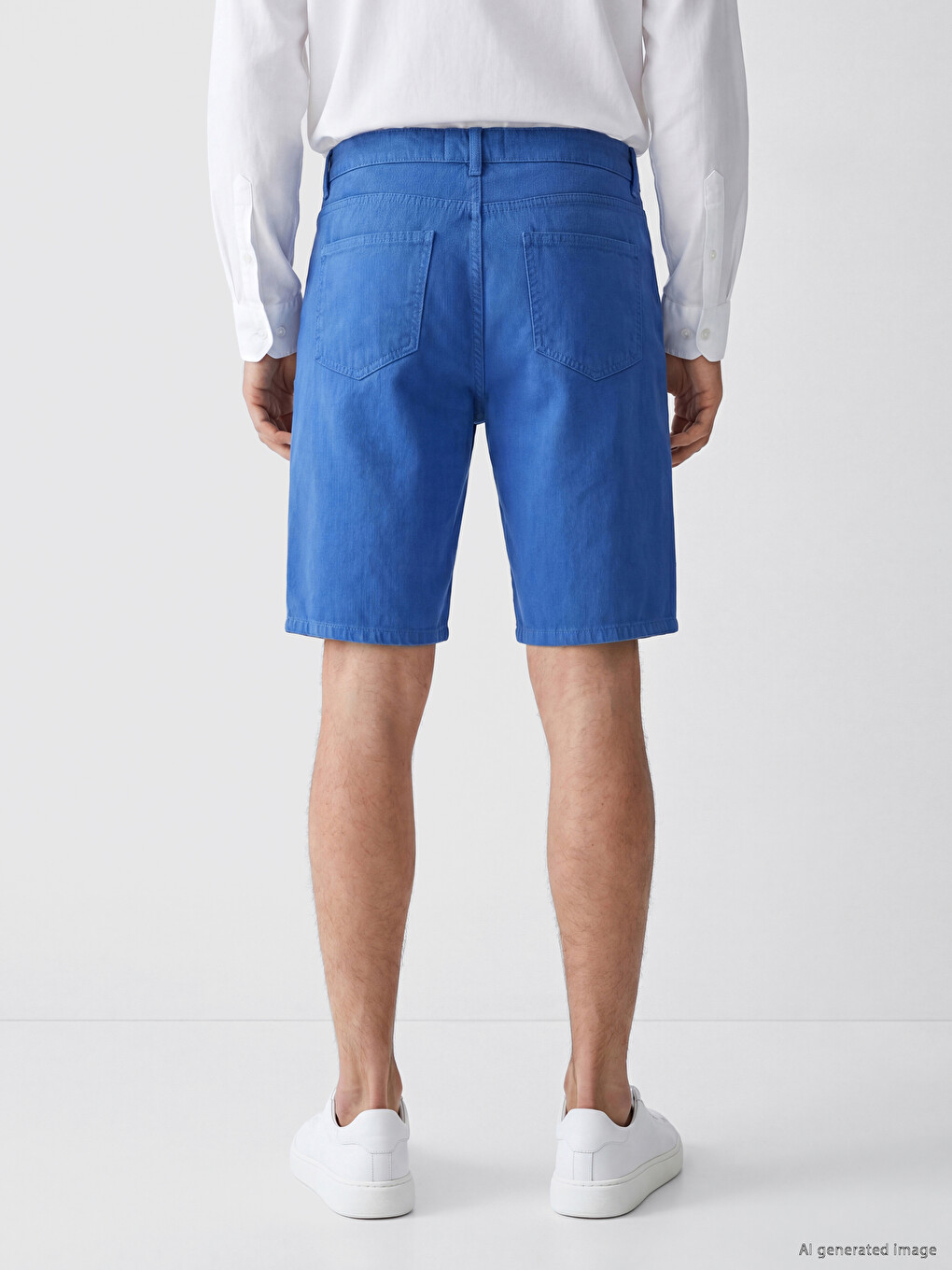 Regular Fit Men's Jean Shorts-3