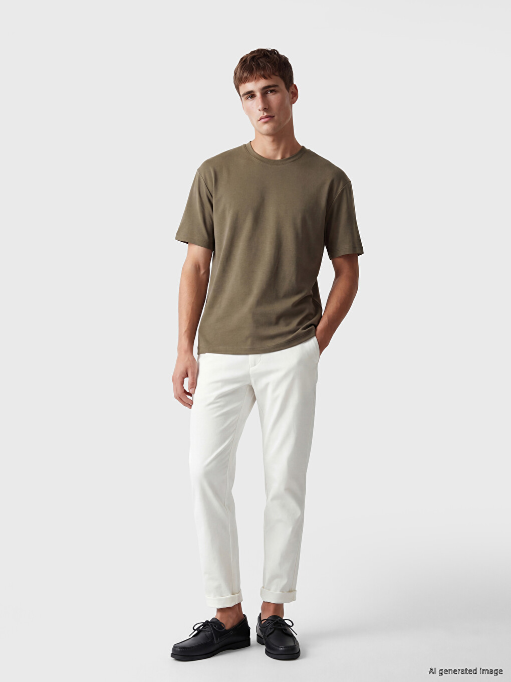 Relax Fit Crew Neck Men's T-Shirt-1