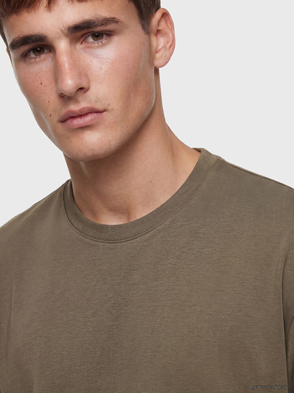 Relax Fit Crew Neck Men's T-Shirt-2