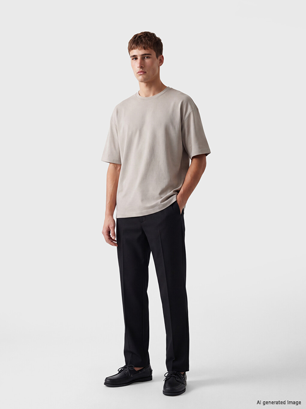 Relax Fit Crew Neck Men's T-Shirt-1