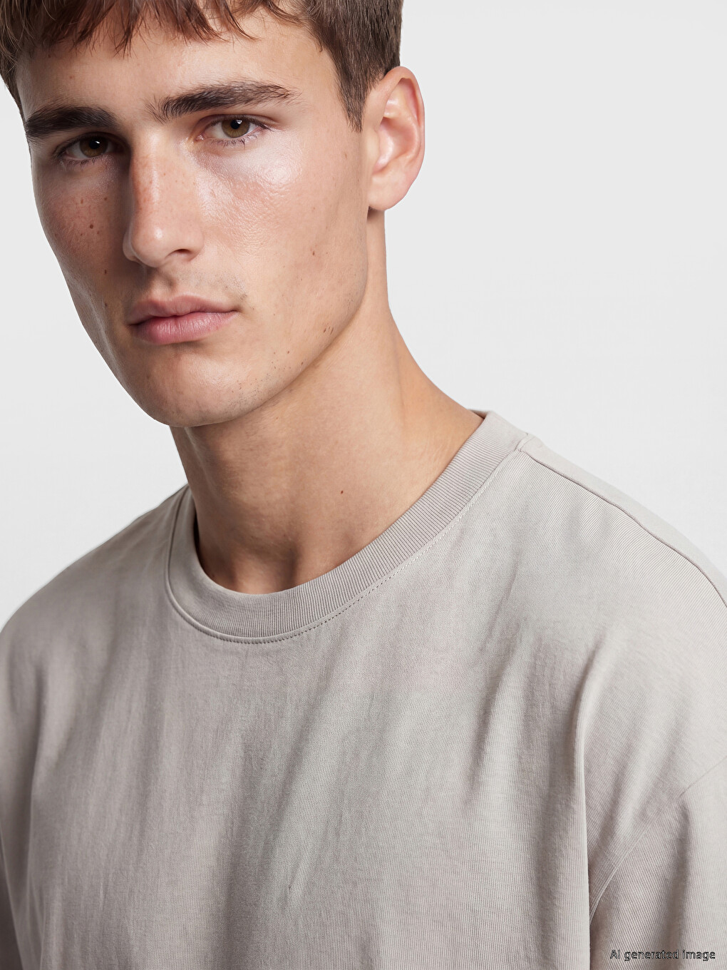 Relax Fit Crew Neck Men's T-Shirt-2