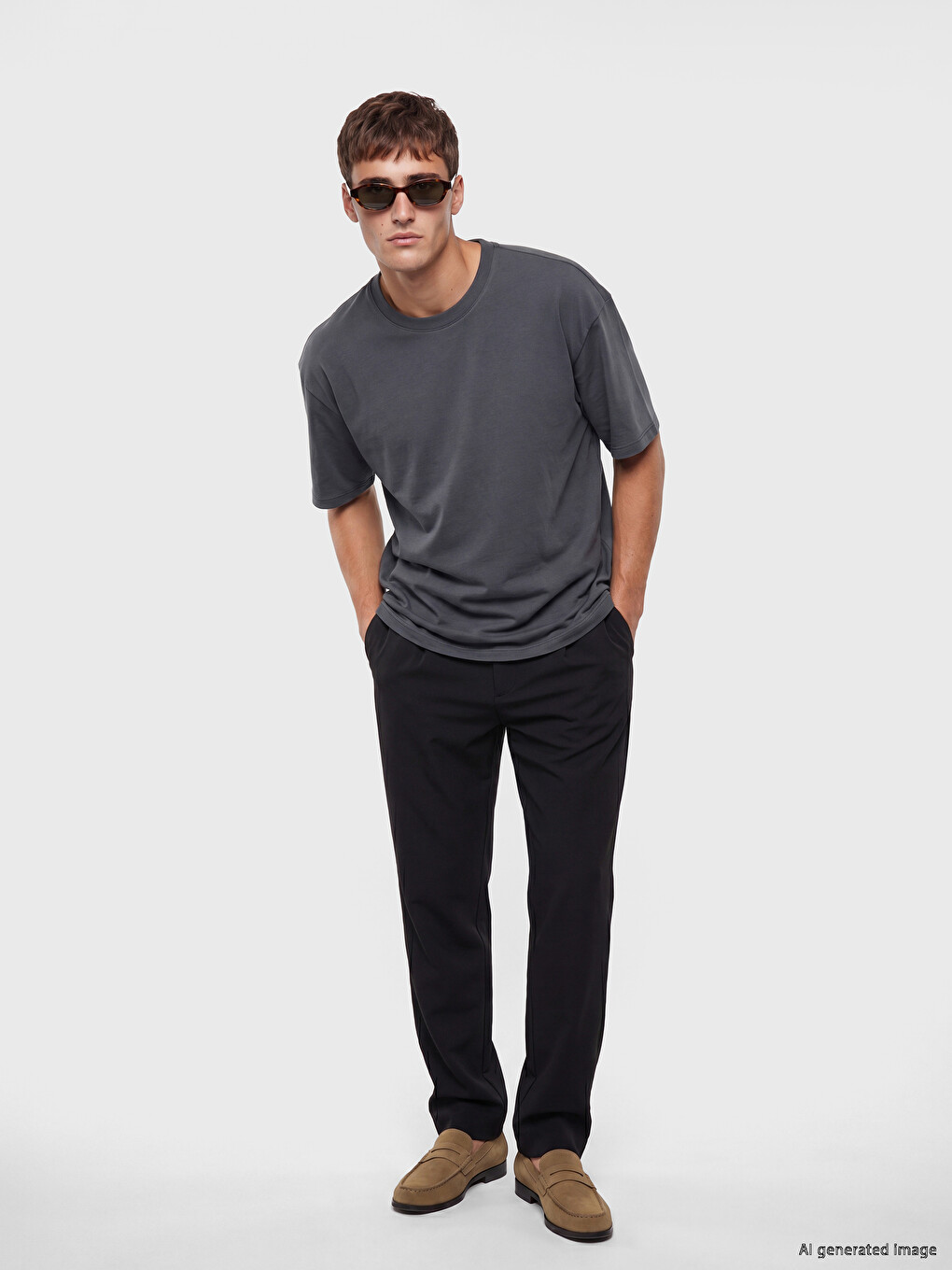 Relax Fit Crew Neck Men's T-Shirt-1