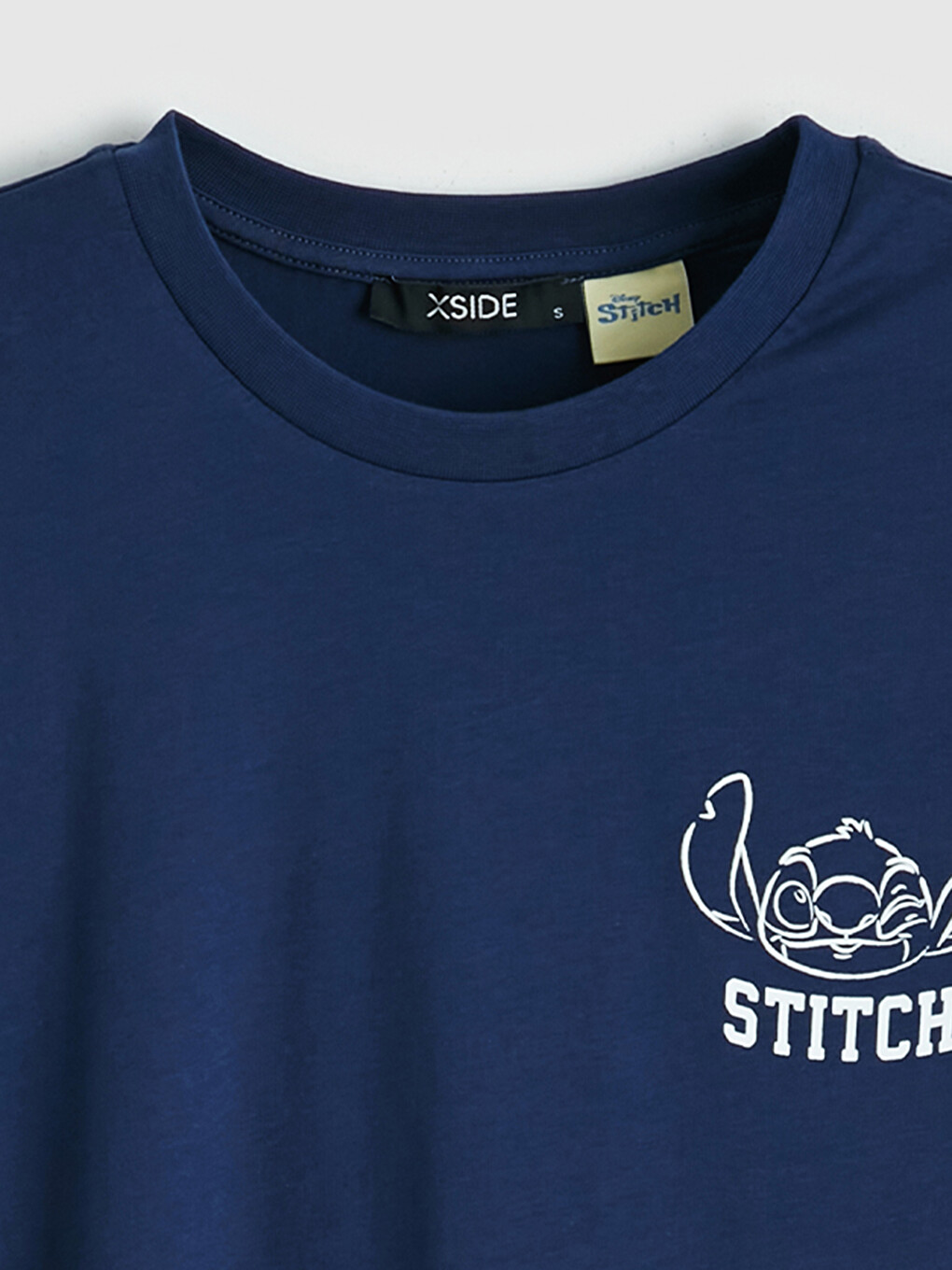 Ženska Majica Sa Okruglim Izrezom I Štampom Stitch-5