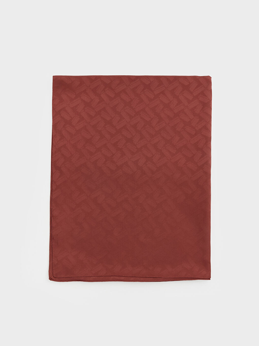 Bordo Desenli Kadın Şal-1