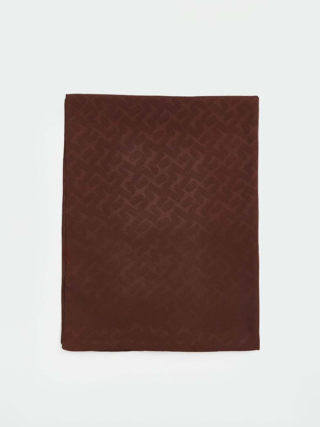 Kahverengi Desenli Kadın Şal-1