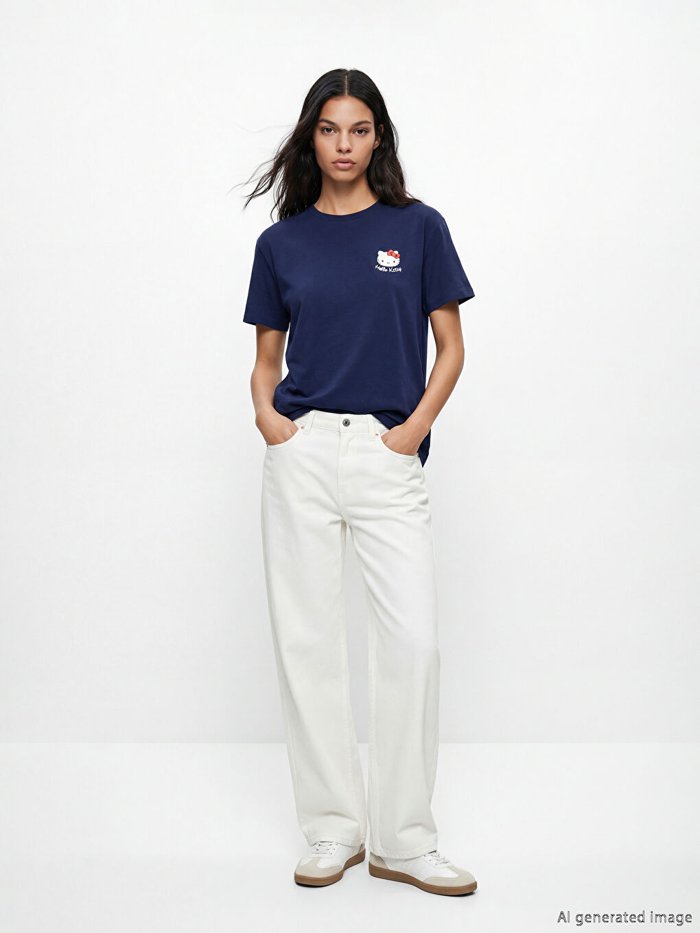 Hello Kitty Printed Women's T-Shirt-1