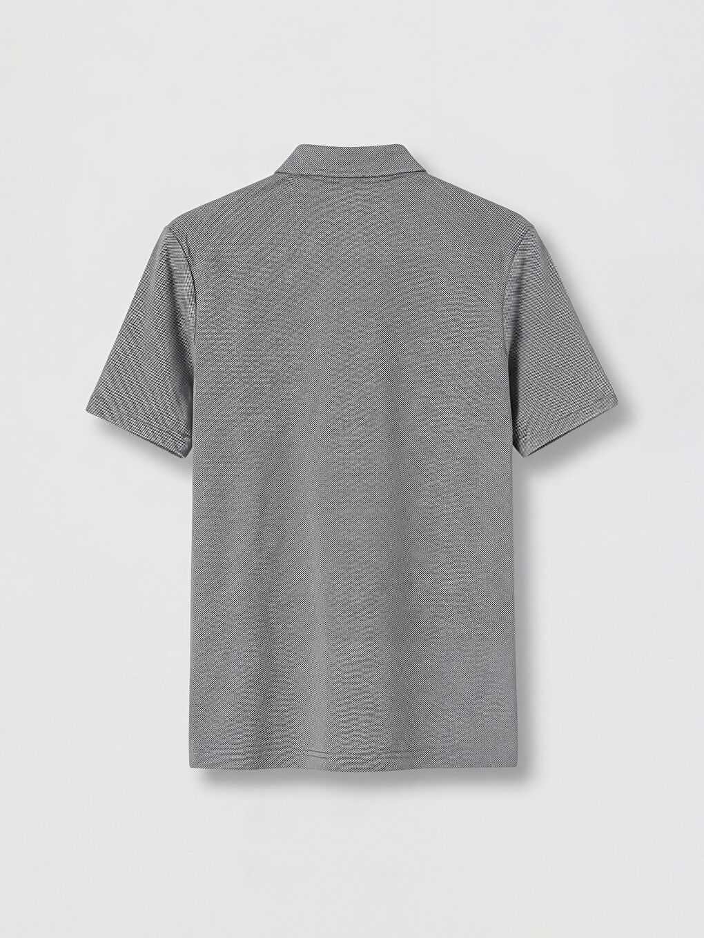 Gri Polo Yaka Erkek Tişört-1