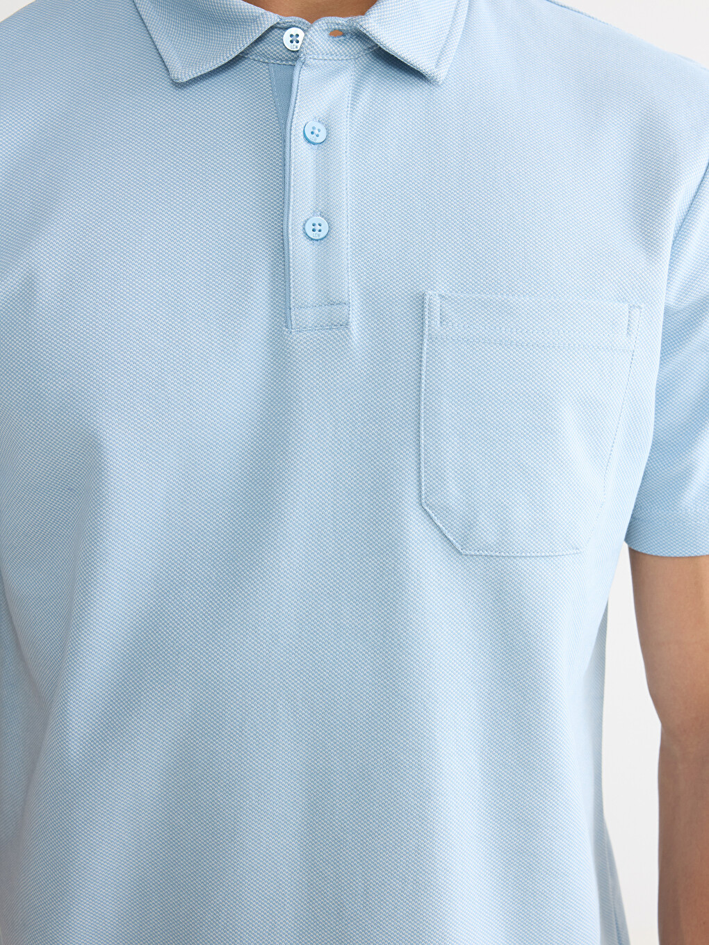 Polo Collar Men's T-Shirt-2