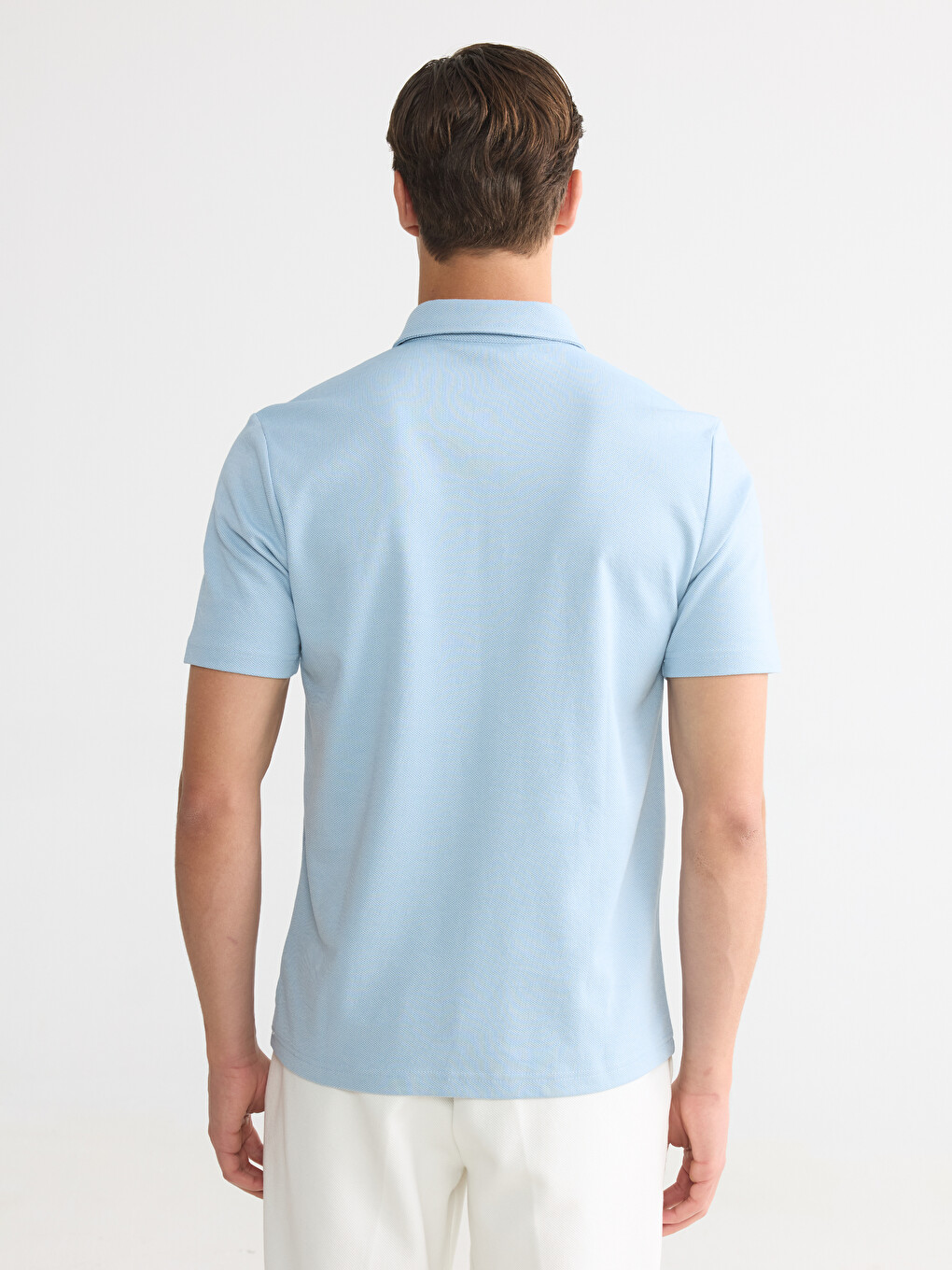 Polo Collar Men's T-Shirt-3