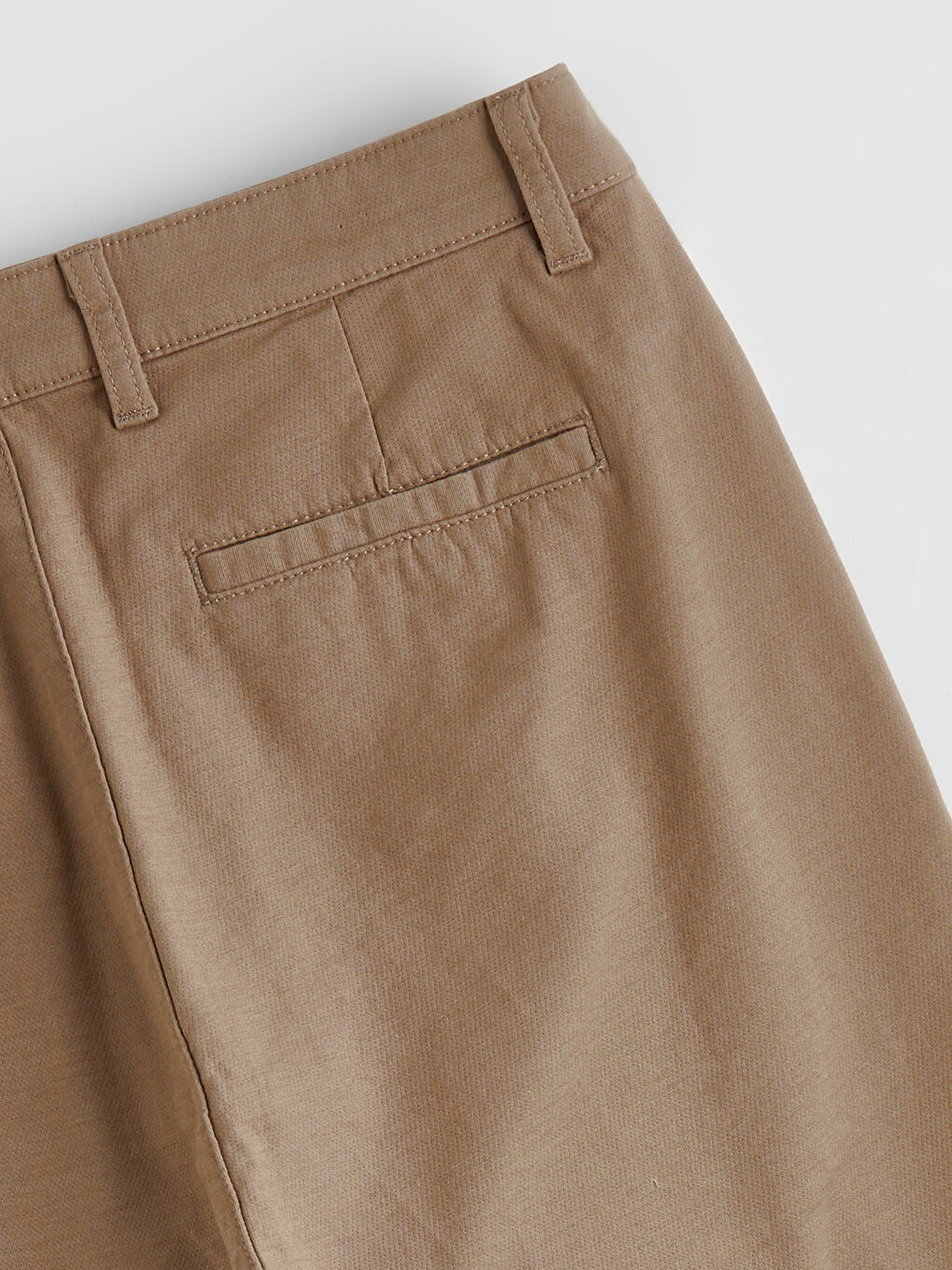 Kahverengi Slim Fit Gabardin Erkek Pantolon-1