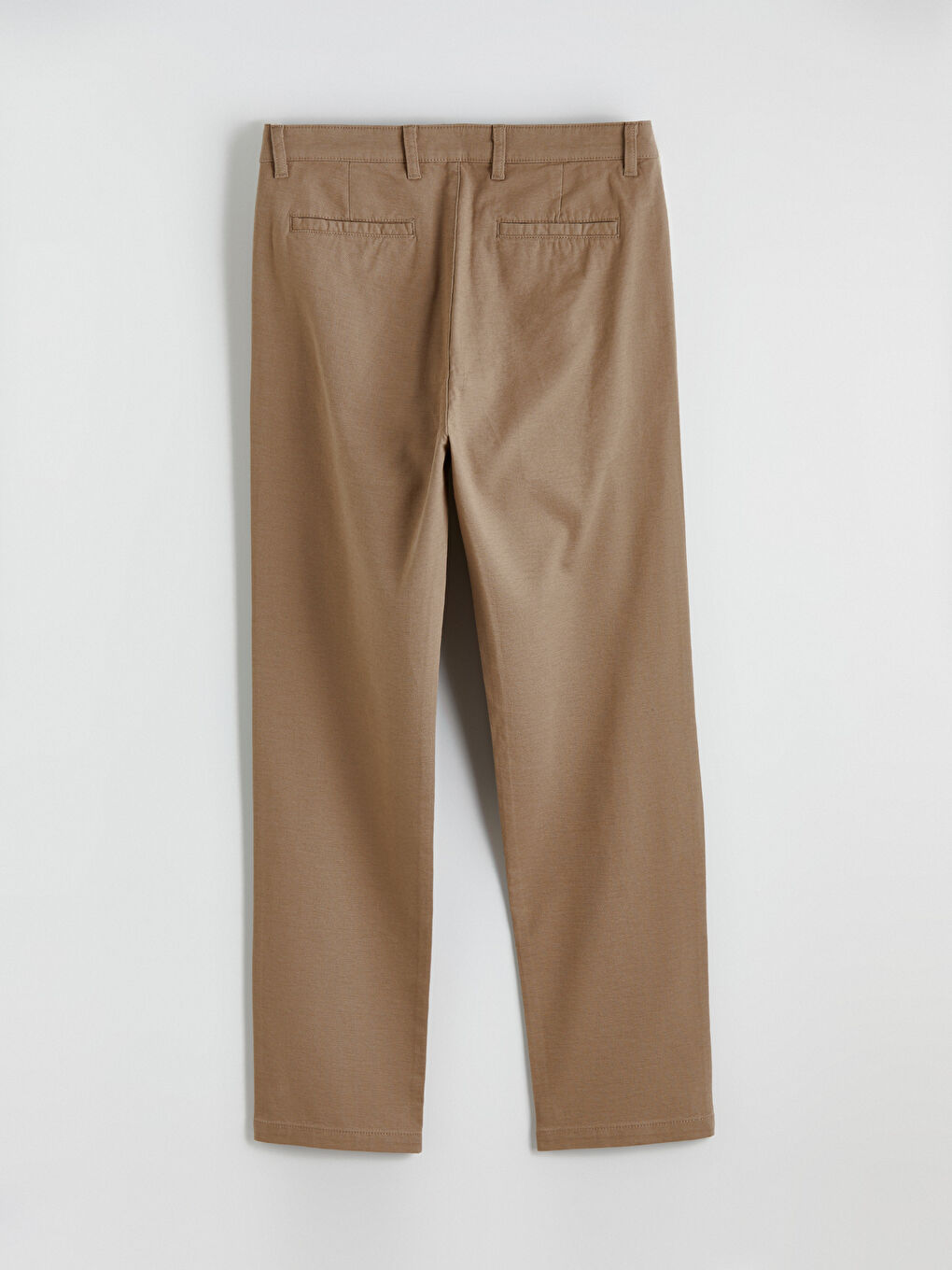 Kahverengi Slim Fit Gabardin Erkek Pantolon-3