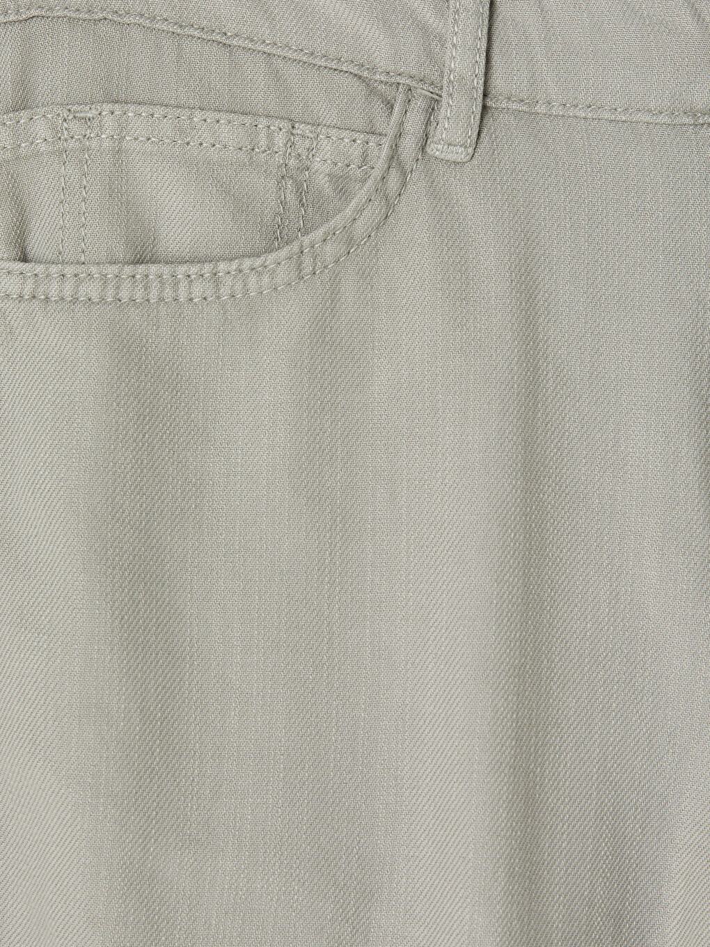Yeşil Regular Fit Erkek Jean Şort-1