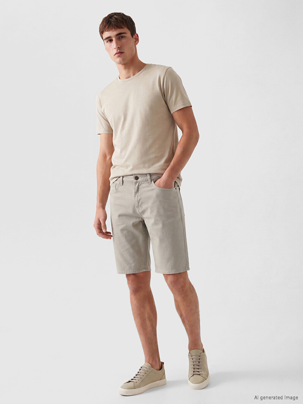 Regular Fit Men's Jean Shorts