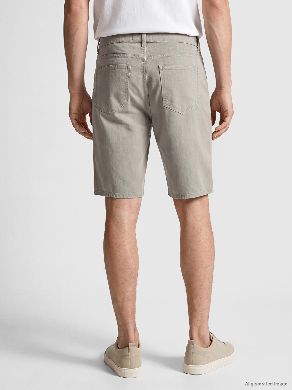 Regular Fit Men's Jean Shorts-3