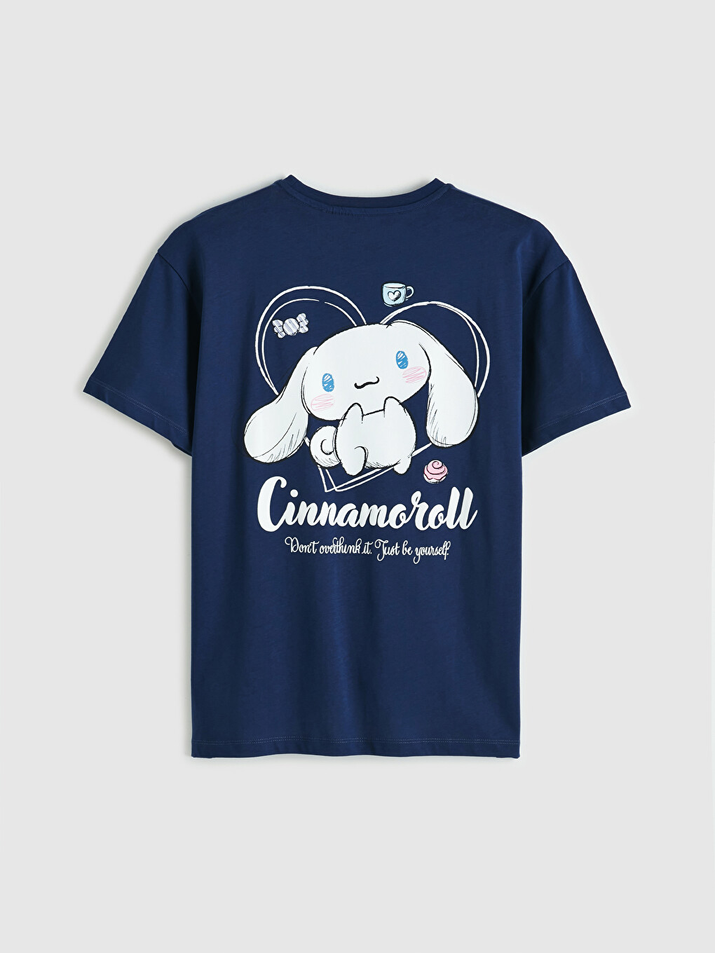 Majica sa okruglim izrezom sa štampanim motivom Cinnamoroll za žene-5