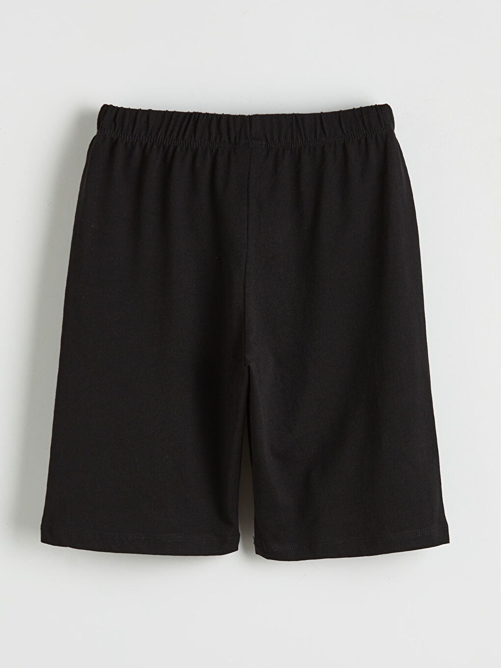 Siyah Baskılı Erkek Çocuk Pijama Şort-2