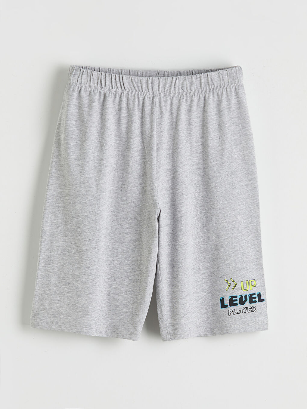 Siyah Baskılı Erkek Çocuk Pijama Şort-3