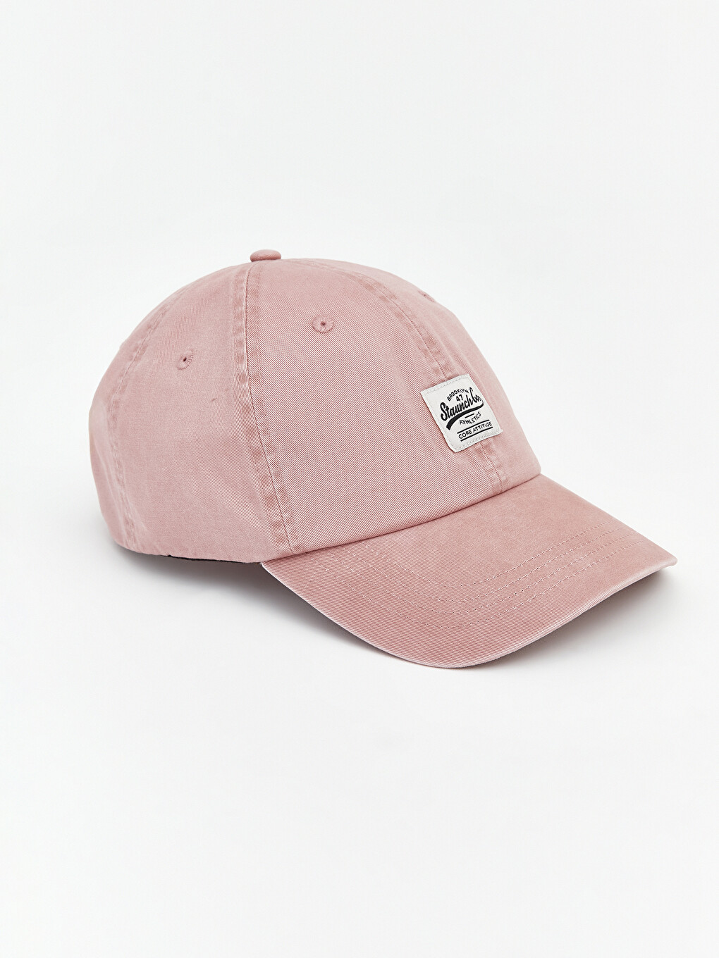 Pembe Nakışlı Erkek Kep Şapka-1