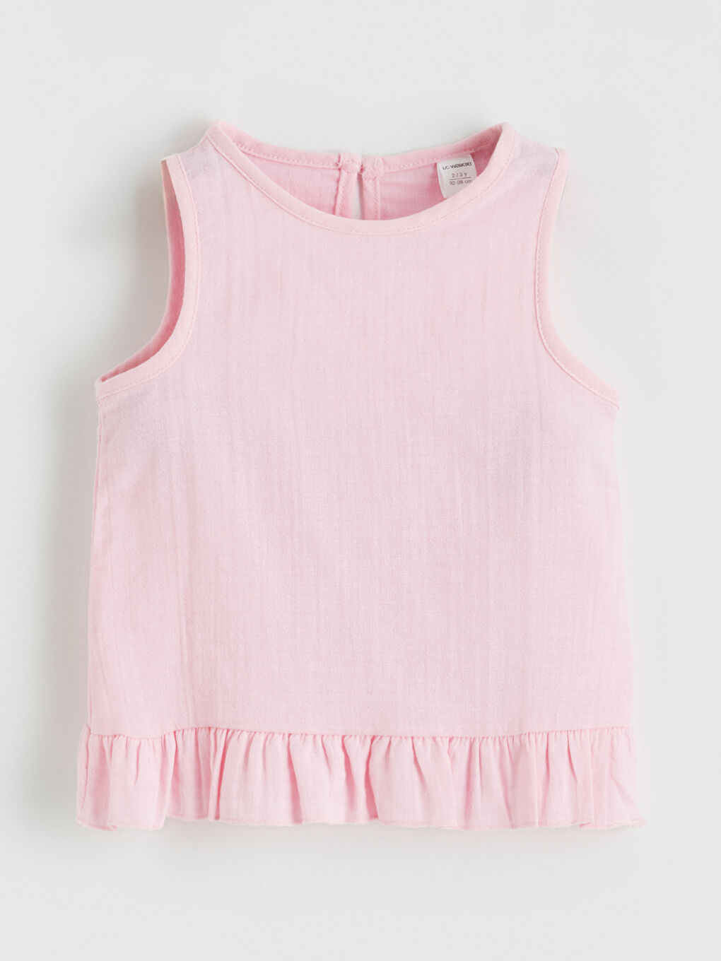 Pembe Bisiklet Yaka Kız Çocuk Bluz Ve Şort-1