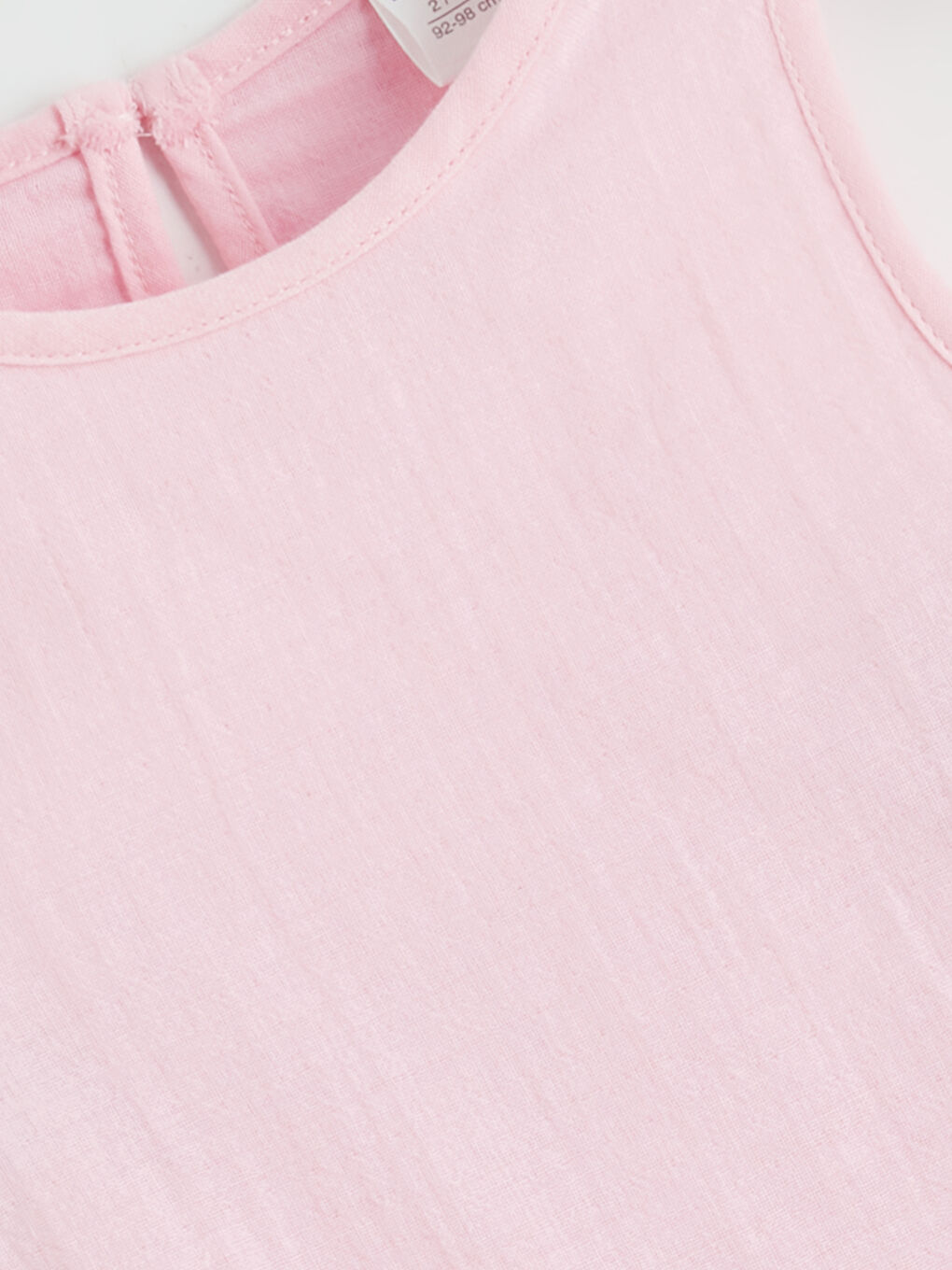 Pembe Bisiklet Yaka Kız Çocuk Bluz Ve Şort-2