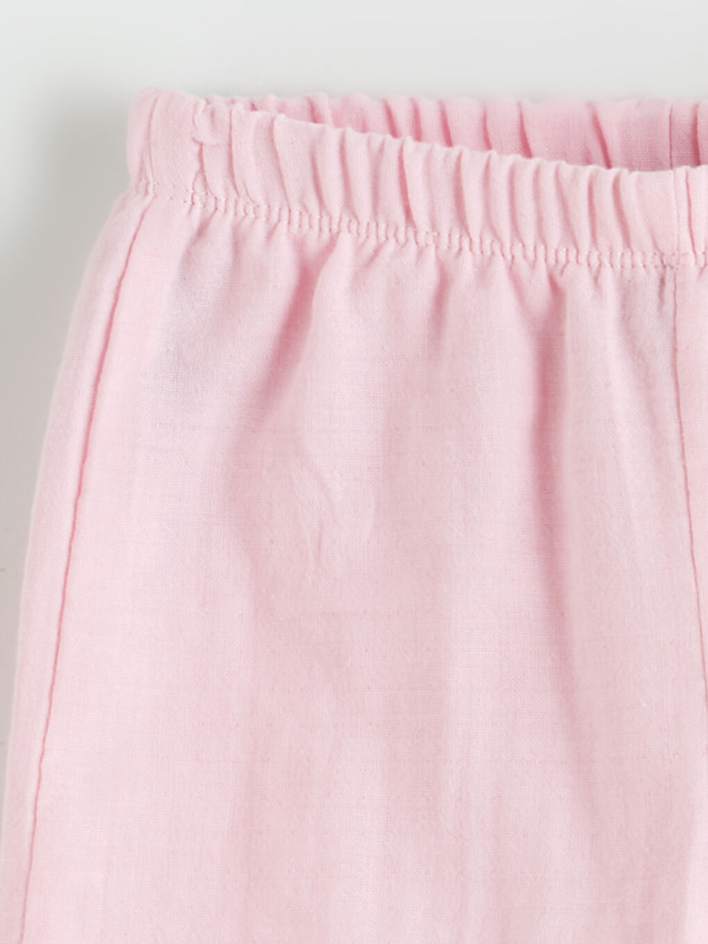 Pembe Bisiklet Yaka Kız Çocuk Bluz Ve Şort-5