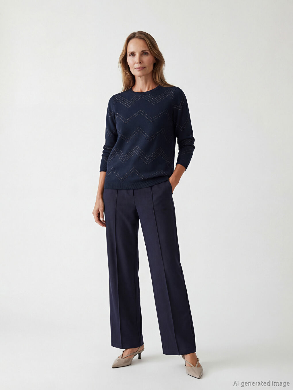 Әйелдер көк Жемпір-1