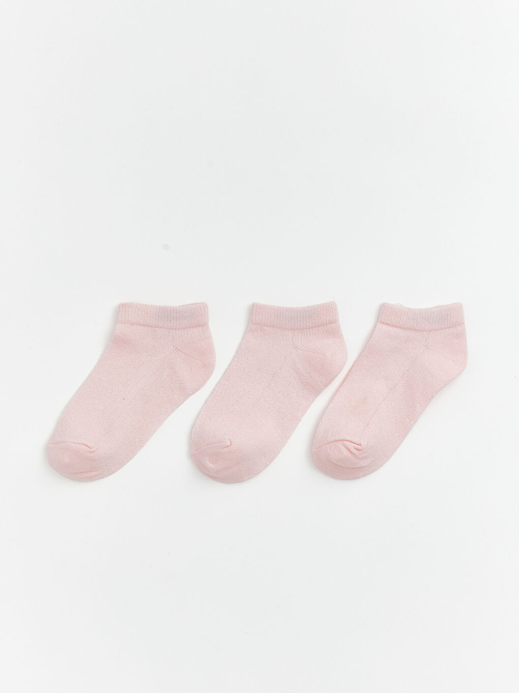 Pembe Kız Bebek Patik Çorap 3'lü