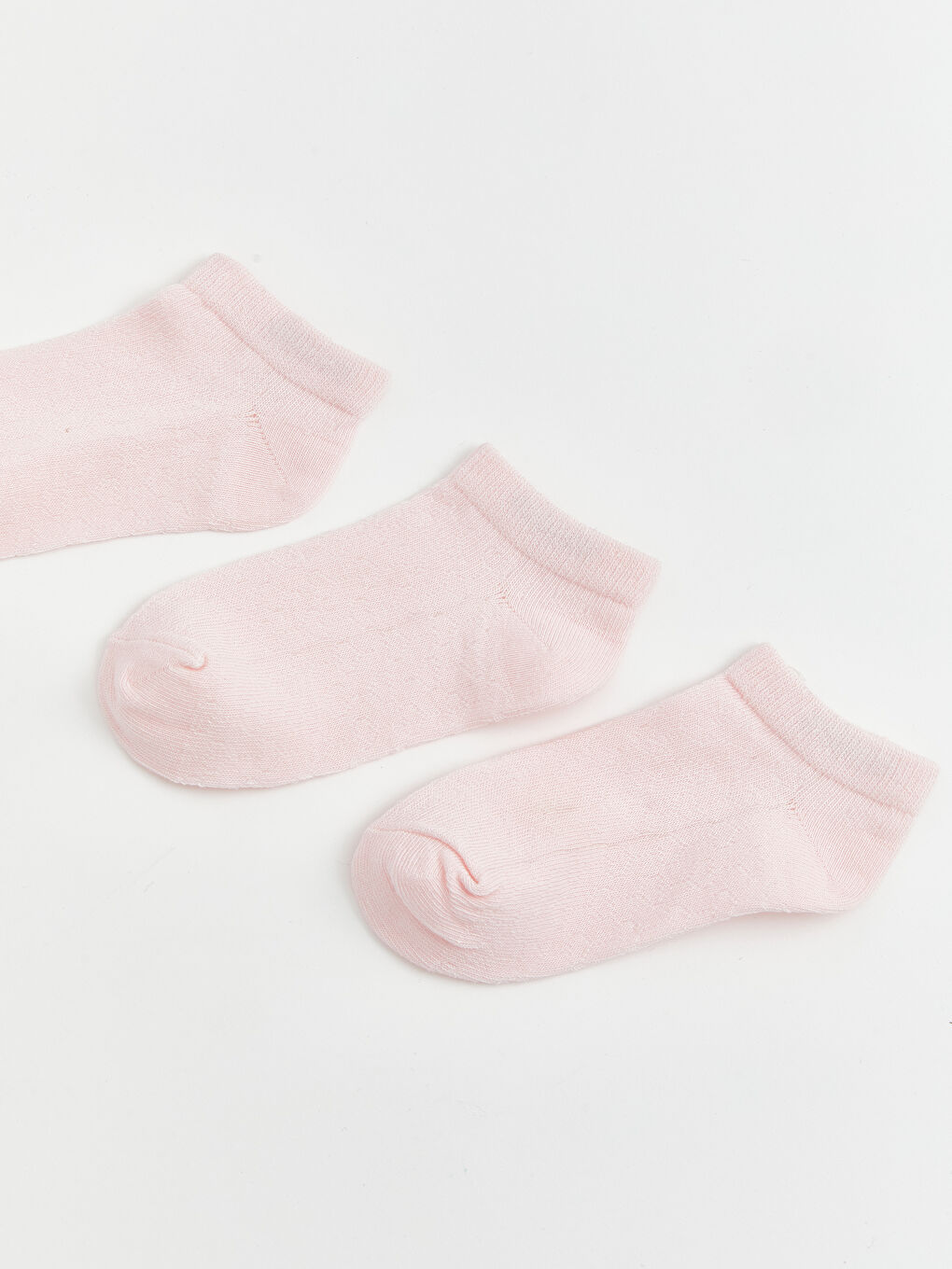 Pembe Kız Bebek Patik Çorap 3'lü-1