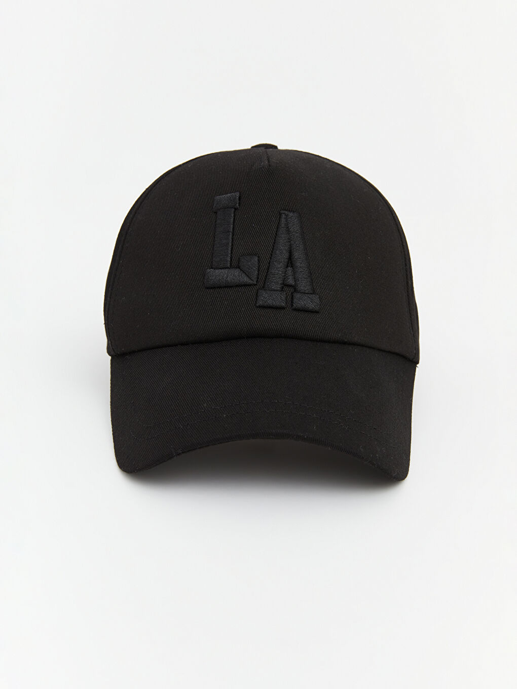 Siyah LA Nakışlı Erkek Kep Şapka