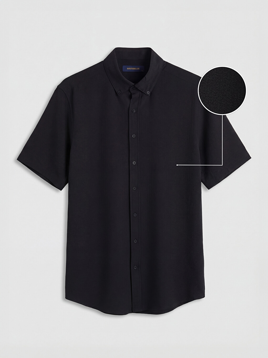Regular Fit Men's Textured Shirt-3