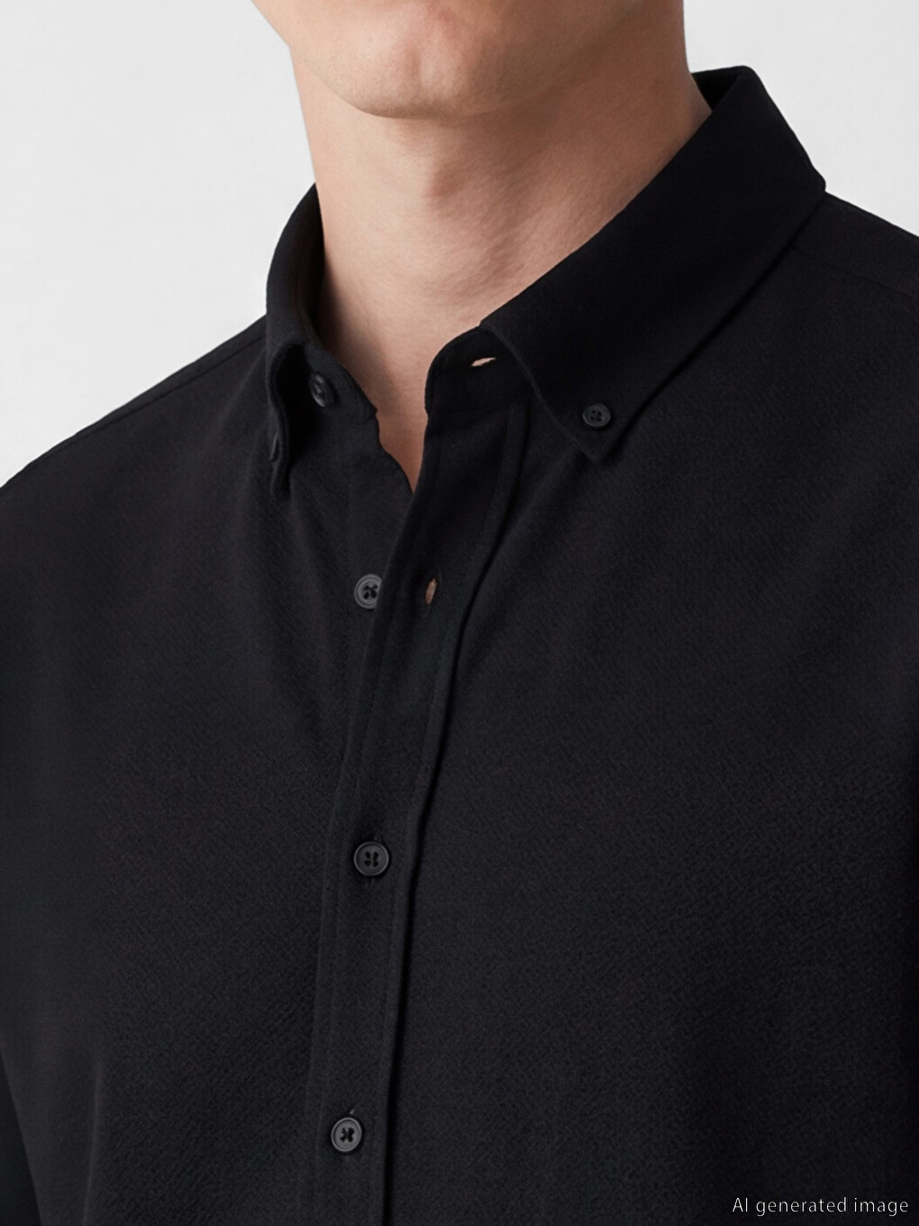 Regular Fit Men's Textured Shirt-1