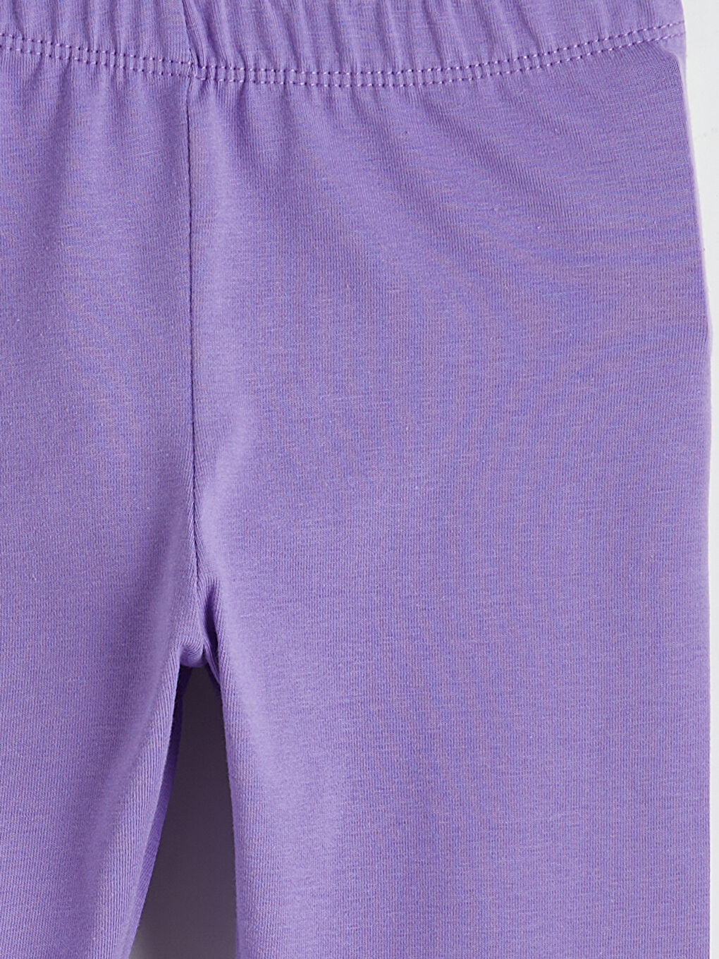 Mor Bisiklet Yaka Baskılı Kız Çocuk Tişört ve Tayt-6