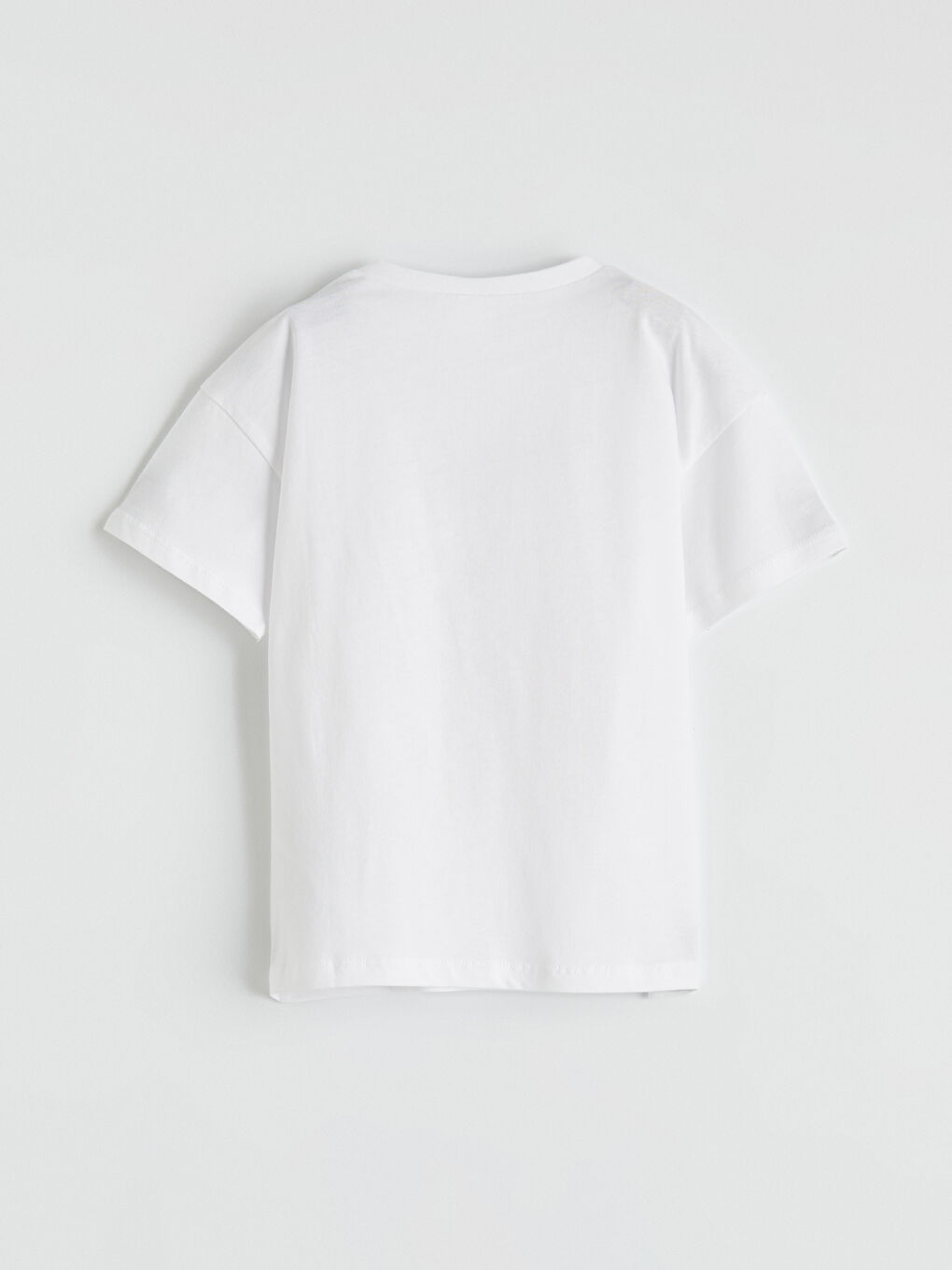 Mavi Kız Çocuk Zürafa Baskılı Tişört ve Tayt	-3